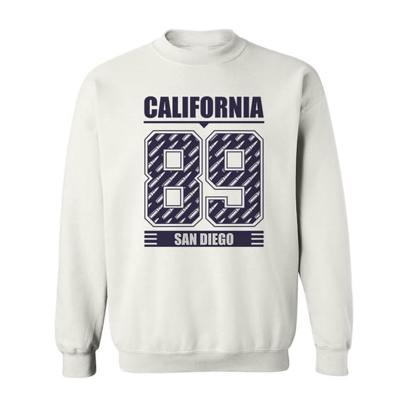 San Diego 89 Sweatshirt Men -Image by Shutterstock, Male Large
