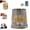 colorful D, variant on 360 Degree Rotating Whiskey Glass, Spinning Crystal Bourbon Tumbler Glowing Old Fashioned Scotch Glasses Gift, Spinning Cocktail Glass with Rotating Base, Elegant Gift for Men