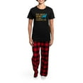 thumbnail image 4 of CafePress - Goat Kidding Me Women's Dark Pajamas - Women's Short Sleeve Print T-Shirt and Pants Dark Cotton Pajama Set, 4 of 7