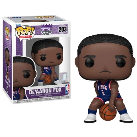 Funko POP! NBA 2024 City Edition DeAaron Fox Sacramento Kings Figure #203!