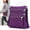 Purple, variant on keusn women's nylon shoulder bag waterproof elegant daily shopping handbag