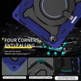 thumbnail image 2 of FJLBDE Case for iPad Pro 13 Inch (M5) 2025 / (M4) 2024 with 360 Kickstand, Shoulder Strap Carrying Protective Cover, Navy Blue, 2 of 6