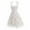 004 White, variant on Women's Keyhole Floral Embroidery Dress Sheer Mesh Illusion Vintage Cocktail Swing Dress Wedding Party Prom Tulle Evening Dress