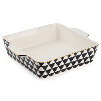 Sweejar 9x13 Ceramic Baking Dish – Rectangular Lasagna Pan, Oven Safe, Gradient Blue