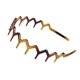 thumbnail image 2 of Juego de 2 diademas con peine para el cabello con dientes de tiburón de plástico negro (1 color negro + 1 marrón) Sincero Electrónica, 2 of 5