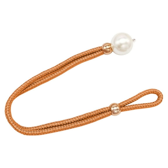 Clearance Fixing Clip under $5,Curtain Strap Pearl Closure Adjustable Window Curtain Tieback Buckle Clip Rope Curtain Ties