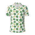 thumbnail image 2 of Daiia Frogs And Tropical Leaves Pattern Men’s Polo Shirts,Solid Deck Shirt,Classic Fit, Breathable Cotton Polo for Casual and Sport Wear-4X-Large, 2 of 7