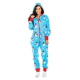 thumbnail image 2 of Noël Pyjamas d'Une Seule Pièce pour Femmes avec Capuche, Pantalons Confortables pour Adultes, 2 of 5