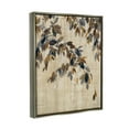 thumbnail image 3 of Boho Neutral Tree Leaves Botanical & Floral Graphic Art Luster Gray Framed Art Print Wall Art, 3 of 6
