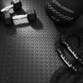 thumbnail image 7 of Philosophy Gym Pack of 30 Exercise Flooring Mats - 24 x 24 Inch Foam Rubber Interlocking Puzzle Floor Tiles - Black, 7 of 7