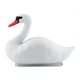 thumbnail image 1 of Decoración de jardín ANGGREK cisne blanco 14,96 x 7,09 x 8,27 pulgadas, 1 of 8