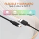 thumbnail image 2 of Cable Tipo C Usb Datos Carga Rápida 2.4a U-volt Color Negro Vcbl002, 2 of 6