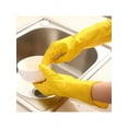 thumbnail image 4 of Household Industrial Gardening Glove YELLOW Rubber Latex Gloves S/M/L/XL, 4 of 4