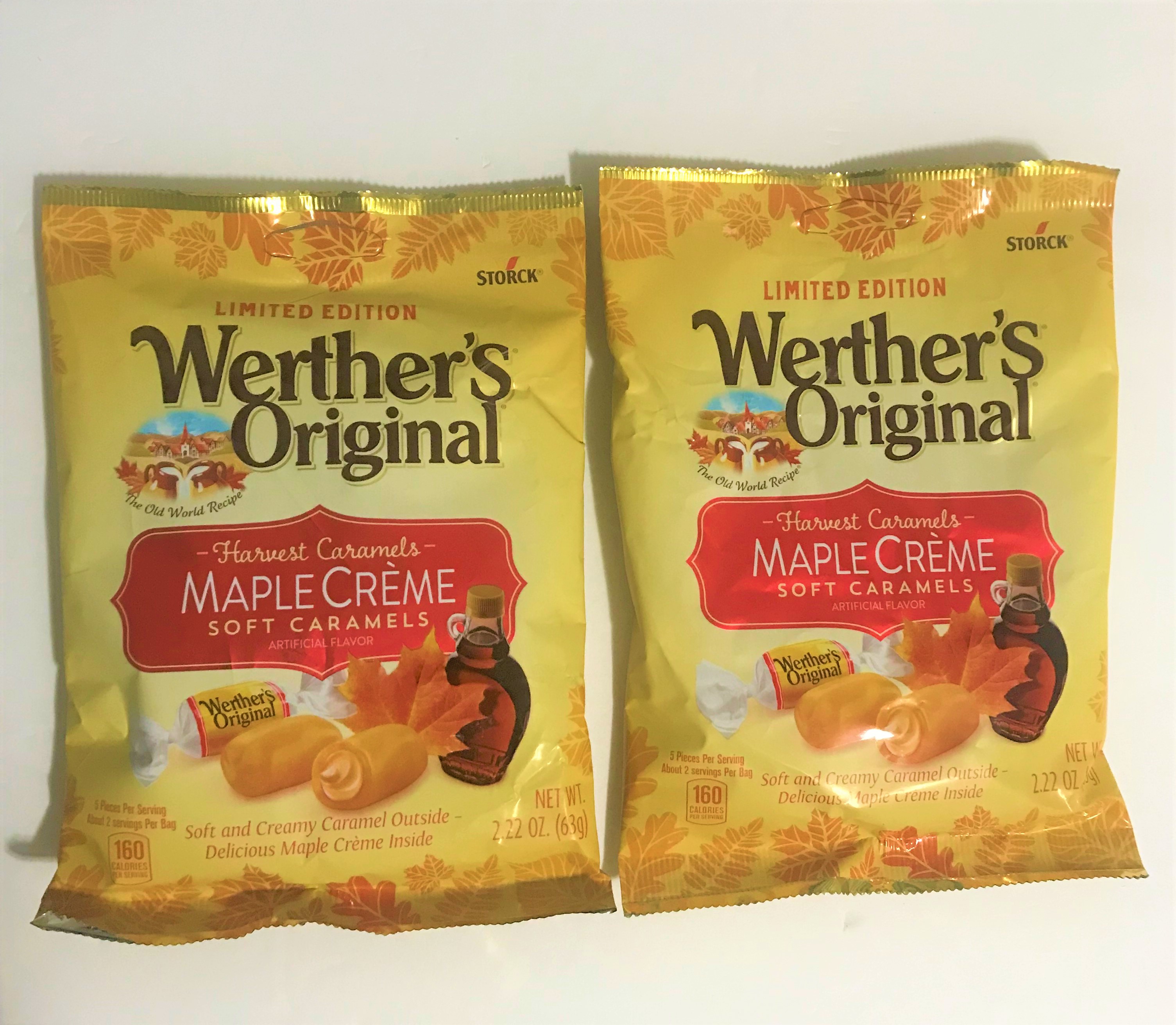 CGT Limited Edition Werther's Original Maple Creme Soft Caramels Candy