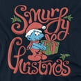 thumbnail image 2 of Smurfs Smurfy Christmas Gift Unisex Adult Canvas Brand T Shirt, Navy, Small, 2 of 3