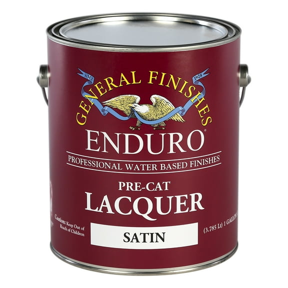 Enduro Pre-Cat Lacquer (Satin, 5 Gallon)