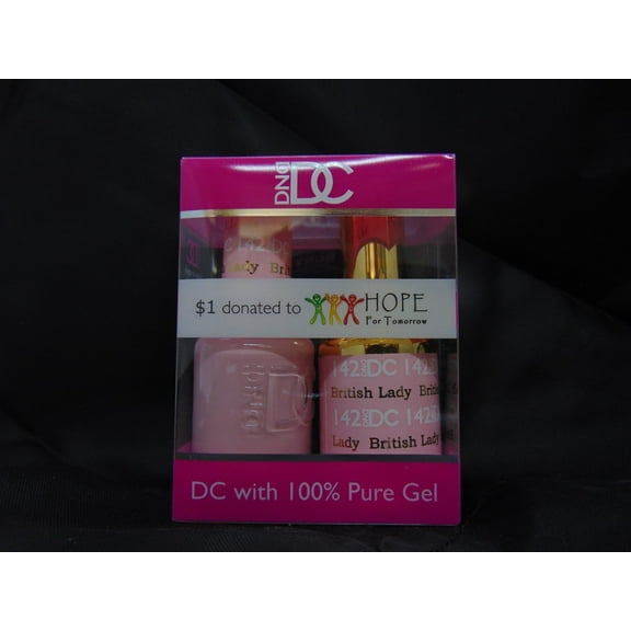DND - DC Duo Soak off Gel & Matching nail polish, #142 British Lady
