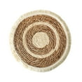 thumbnail image 2 of 15Inch Woven Placemats Water Hyacinth Placemats Rustic Place Mats Braided Round Placemats Boho Farmhouse Heat Resistant Non-Slip Table Mat for Dining Table Home Wedding Indoor Outdoor, 2 of 9