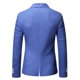 thumbnail image 3 of 2026 Cloudstyle Men's Casual Solid Color Double Breasted Peaked Lapel Blazer, 3 of 3