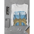 thumbnail image 3 of Brooklyn Bridge In New York T-Shirt Men -Image by Shutterstock, Male Large, 3 of 4