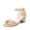 GOLD, variant on Girls Sandals High Heels Princess Wedding Party Ankle Strap Dress Chunky Pump Shoes Open Toe