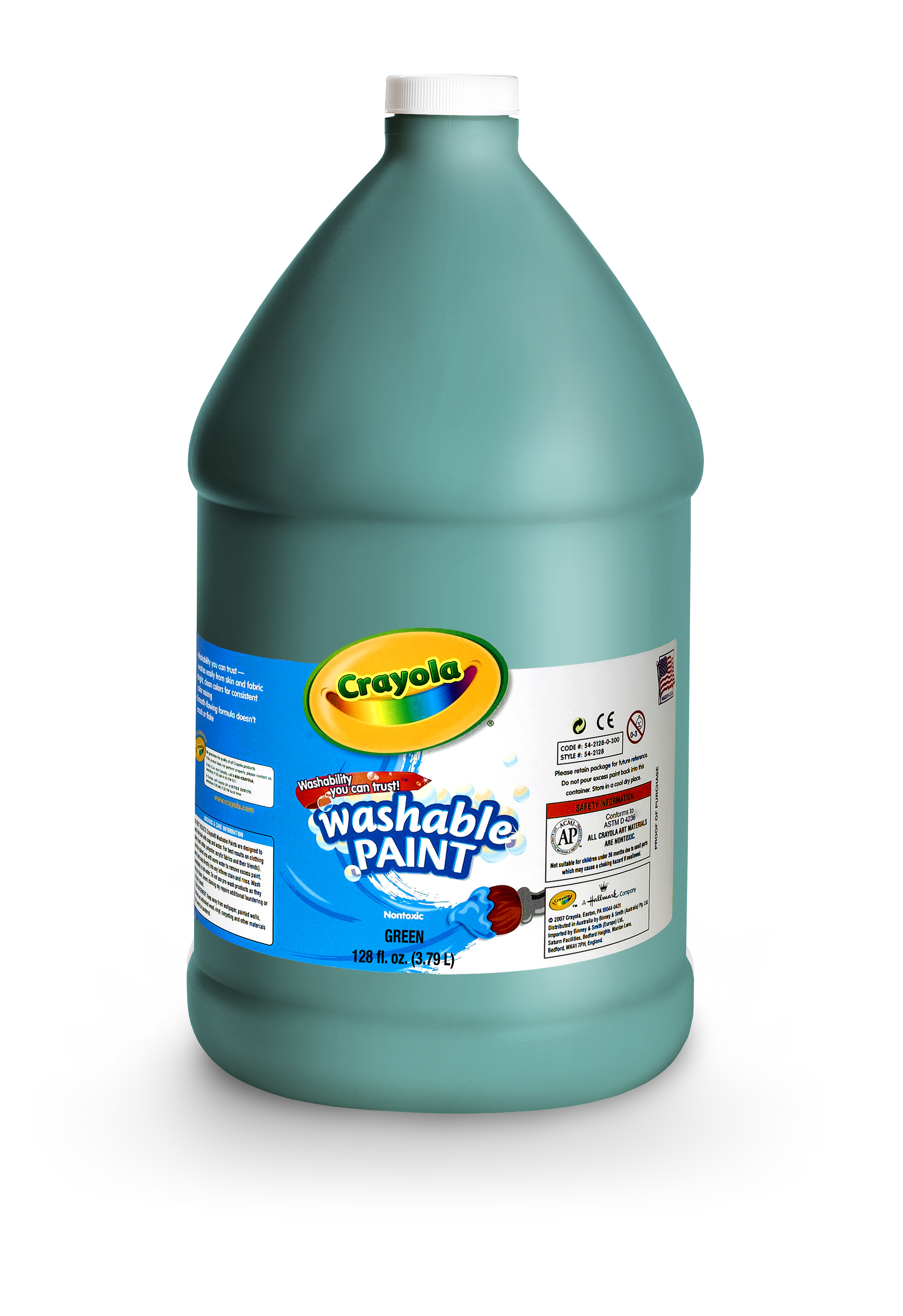 Crayola Washable Paint, Green, Gallon