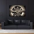 thumbnail image 4 of Empire Art Direct Plane Propeller Frameless Free Floating Tempered Glass Panel Graphic Wall Art, 48" x 32" x 0.2", Ready to Hang, 4 of 5