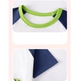 thumbnail image 3 of Bellafa Toddler Boys Cotton Short Sleeve T-Shirt and Elastic Waist Shorts Set 2-7 Years Kids Summer 2-pieces Outfits -Dinosaur, 3 of 7