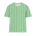 thumbnail image 4 of Camiseta de Cuello Redondo de Manga Corta con Suéter Impreso Casual para las Mujeres, Ligero Top Diario, 4 of 4