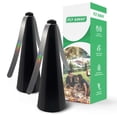 thumbnail image 1 of Fly Away - Paquete de 2 ventiladores Fly para mesas, uso interior o exterior, ideal para restaurantes, barbacoas, eventos. Disuade moscas, avispas, abejas, moscas e insectos. Funciona con pilas con op, 1 of 5