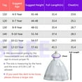thumbnail image 5 of SUEE Flower Girls Princess Dress Bowknot Bridesmaid Wedding Long Tulle Ball Gown, 4-13 Year, 5 of 7