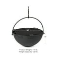 Ash & Ember 30" Cast Iron Cauldron Fire Pit Bowl with Double Hinged