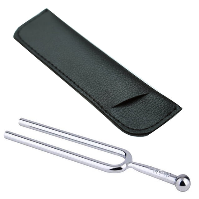 Afinador de guitarra de tono A de 440 Hz portátil de acero inoxidable duradero para suministros de músicos