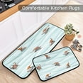 thumbnail image 5 of Coolnut Gnomes Sledding Kitchen Mat - Cushioned Anti Fatigue Kitchen Rug Set of 2, Non Slip Waterproof Kitchen Mats for Kitchen, Laundry, Sink, Office 19.7"×27.6"+19.7"×47.2" Home Decor, 5 of 7