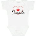 thumbnail image 3 of Inktastic Canada-heart and Maple Leaf Boys or Girls Baby Bodysuit, 3 of 5