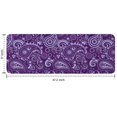 thumbnail image 7 of Purple Paisley Pattern Kitchen Rug Mat,Kitchen Runner Rugs Non Skid Washable,Decorative Kitchen Floor Mats for Kitchen,Sink,Laundry,17"x47.2", 7 of 7