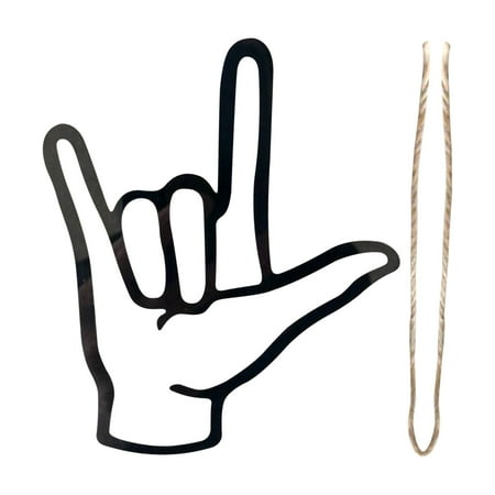 

Haykey Hanging Ornaments Home Decoration Pendant I Love You Gesture Pendant Love