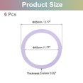 thumbnail image 2 of 6Pcs Magnetic Adapter Ring, Magnetic Wireless Charger Conversion Kit, Purple, 2 of 8
