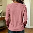 thumbnail image 5 of Basysin Women's Long Sleeve Shirts V Neck Fall Tops Soft Tshirts Basic Tee Winter Layer Clothing Business Casual Work Fall Outfits, 5 of 5