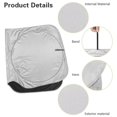 thumbnail image 6 of KUIFORTI Car Sun Shade Camping SUV Truck Accessories, Universal Car Window Screens for Traveling, Beach, Reflective Fabric Blocks UV Rays and Sun, Let's Go Camping Under The Staris, 6 of 6