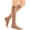 Natural, variant on mediven sheer & soft for Women, 20-30 mmHg Calf High Open Toe Compression Stockings, Natural, I-Standard