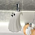 thumbnail image 3 of Halloween Ceramic Ghost Soap Dispenser, Refillable Ghost Soap Dispenser for Bathroom, Bedroom, Kitchen, 3 of 6