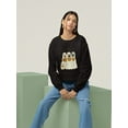 thumbnail image 2 of Trick Or Treat Dogs Sweatshirt Women -Fab Funky Designs, Female Small, 2 of 4