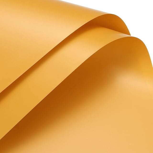 Papel de regalo nacarado Unique Bargains Envoltura flores 22,8x22,8 Pulgadas Impermeable Amarillo paquete de 20