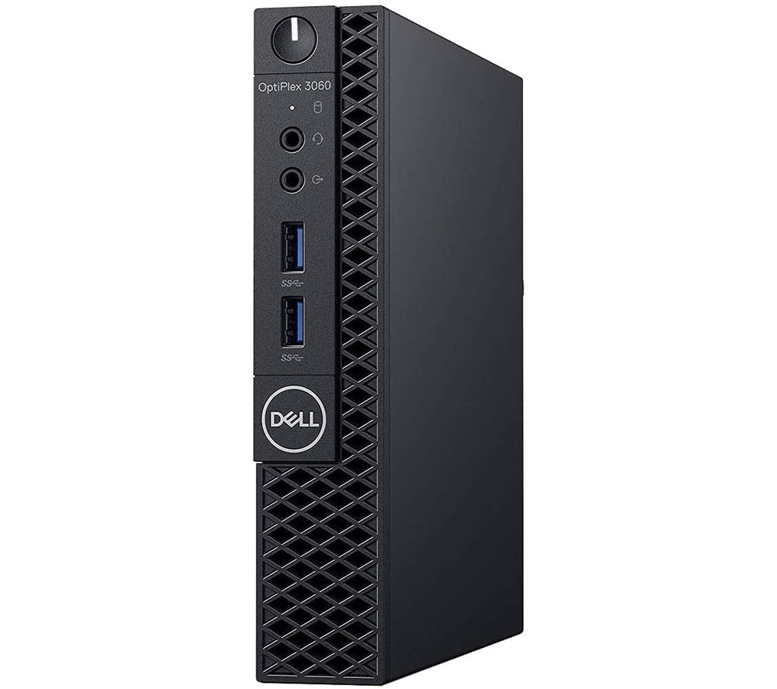 Restored Dell 3060 OptiPlex Mini PC | Intel Core i5-8500T | 8GB RAM | 256GB NVMe | Built in AX210 Wi-Fi BT | Windows 11 Pro | Mini Desktop Computer (Refurbished)