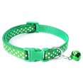 thumbnail image 1 of Polka Dot Dog Collar Adjustable Creative Bell Dog Collar Bell Kitten Collar, 1 of 10