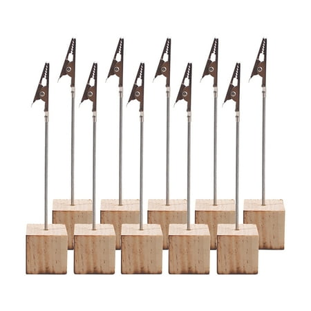 

10pcs Home Office Table Card Holders Party Decoration With Alligator Clips