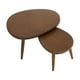 thumbnail image 5 of 1/12, casa de muñecas, mesa en miniatura, mesa triangular, mesa de comedor, accesorios de decoración para casa de muñecas para balcón, cocina, dormito Marrón, 5 of 7