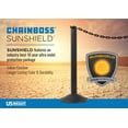 thumbnail image 5 of US Weight Chainboss 2" x 100' Black Plastic Safety Chain with SunShield UV Resistant Technology, 5 of 8