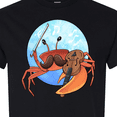 thumbnail image 4 of Inktastic Fun Fiddler Crab with Violin and Mustache T-Shirt, 4 of 5